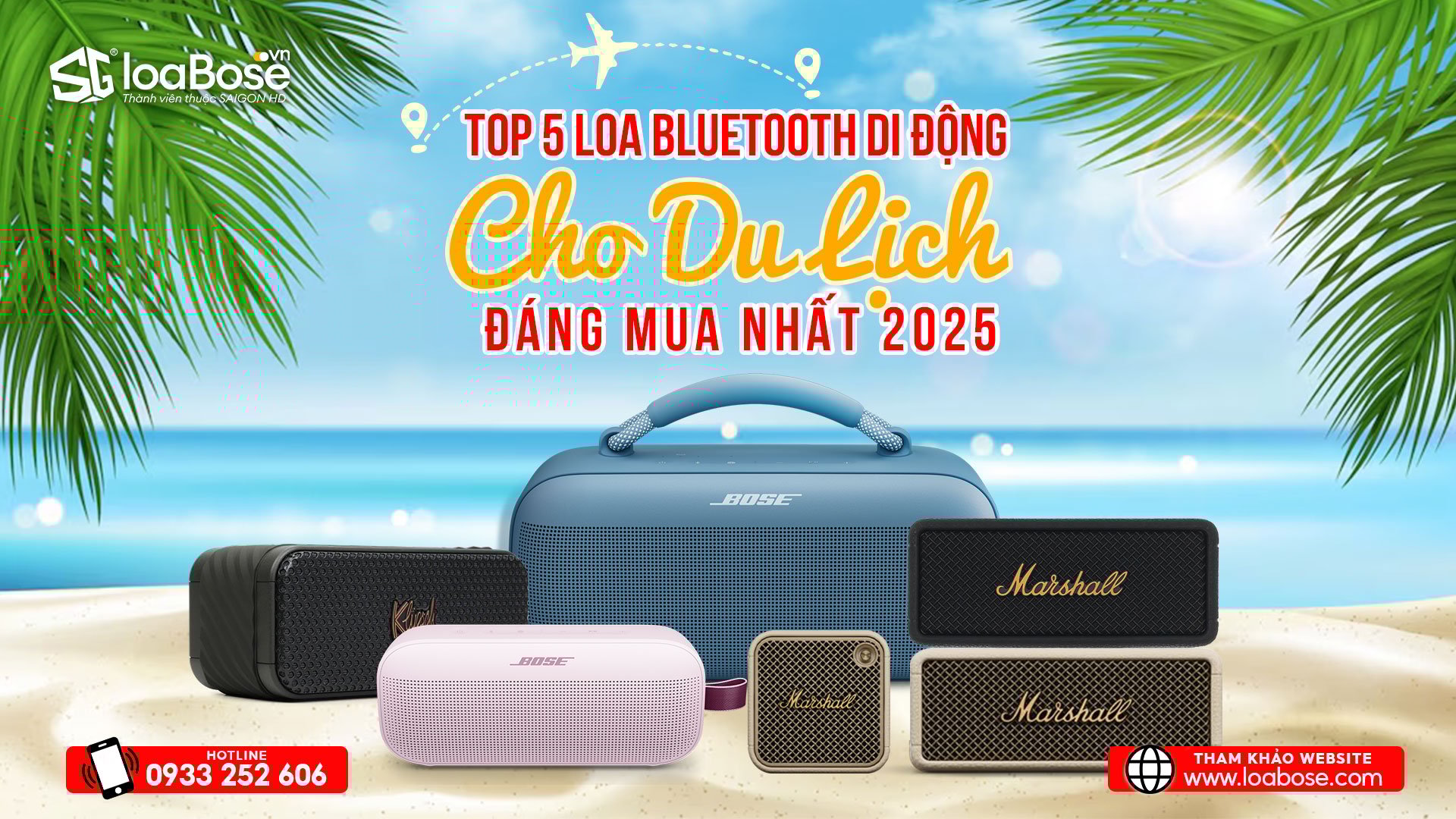 Top 5 loa Bluetooth di động 2025 đáng mua nhất khi đi du lịch, picnic, trekking