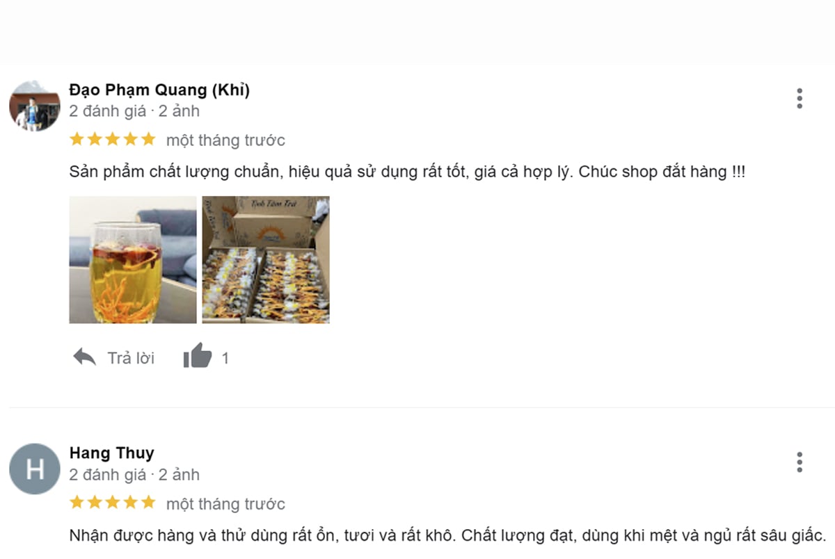 khách hàng đánh giá sản phẩm Peavico