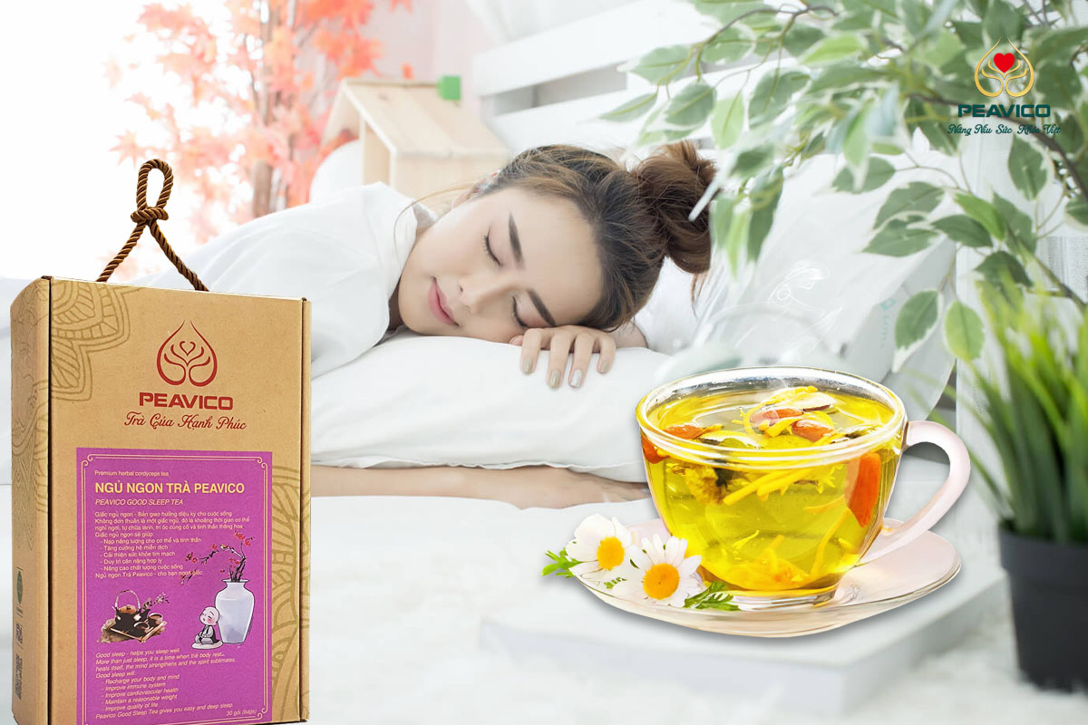 ngủ đủ giấc với trà ngủ ngon Peavico