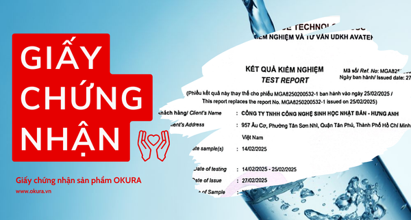 Giấy Chứng Nhận OKUra