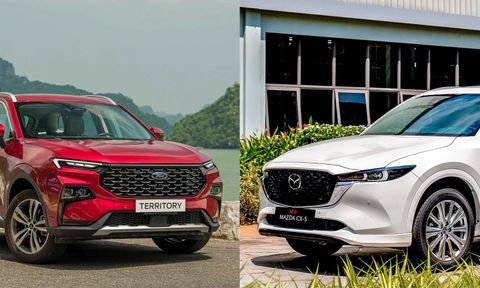 MAZDA CX-5 VÀ FORD TERRITORY THÂU TÓM THỊ PHẦN CUV CỠ C