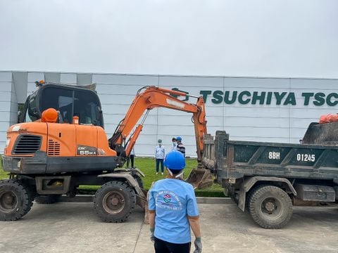 TRIỂN KHAI DỊCH VỤ VỆ SINH VÀ CẢI TẠO CẢNH QUAN TẠI CÔNG TY TSUCHIYA TSCO HA NOI