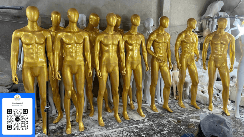 Manocanh Nam Sơn Màu Vàng Đồng – Giải Pháp Trưng Bày Sang Trọng, Đẳng Cấp