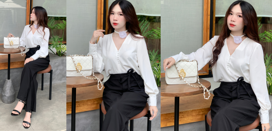 Quần tây ống rộng là gì, xu hướng thời trang công sở 2024