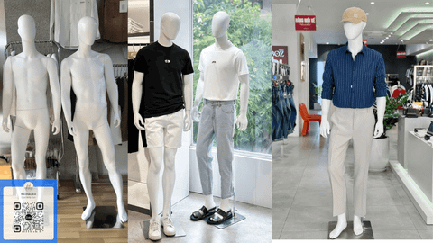 Manocanh Nam – Giải Pháp Trưng Bày Thời Trang Hiệu Quả Cho Cửa Hàng