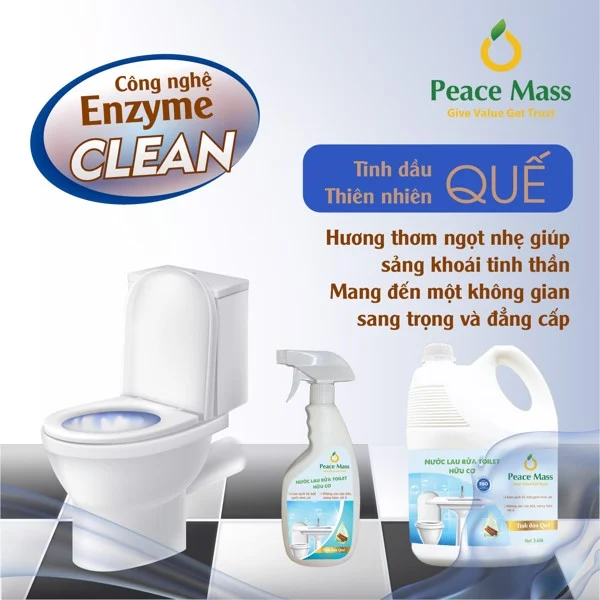 Cách làm sạch và khử mùi hôi nhà vệ sinh với tinh dầu Quế