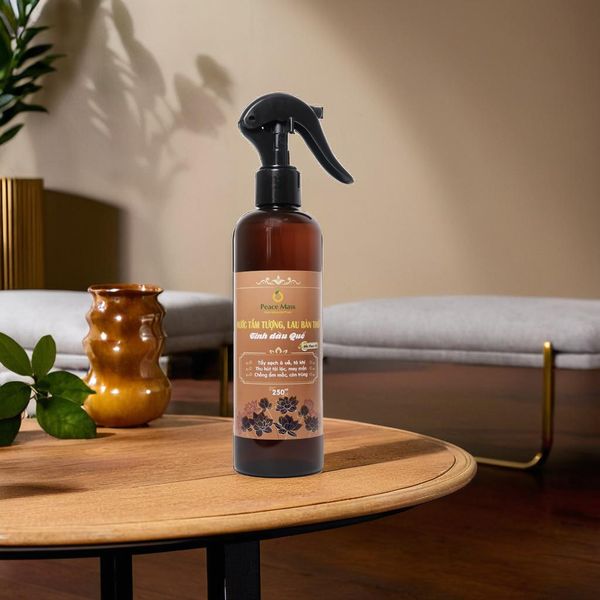 Nước Tắm Tượng & Lau Ban Thờ Tinh Dầu Quế Peace Mass – Sự Lựa Chọn Thuần Khiết Cho Không Gian Thờ Cúng