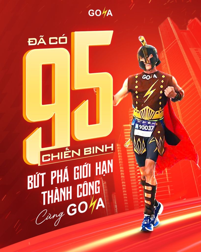 Cùng GOYA Vinh Danh 95 Chiến Binh Bứt Phá Giới Hạn Tại Các Giải Chạy Trong Nước
