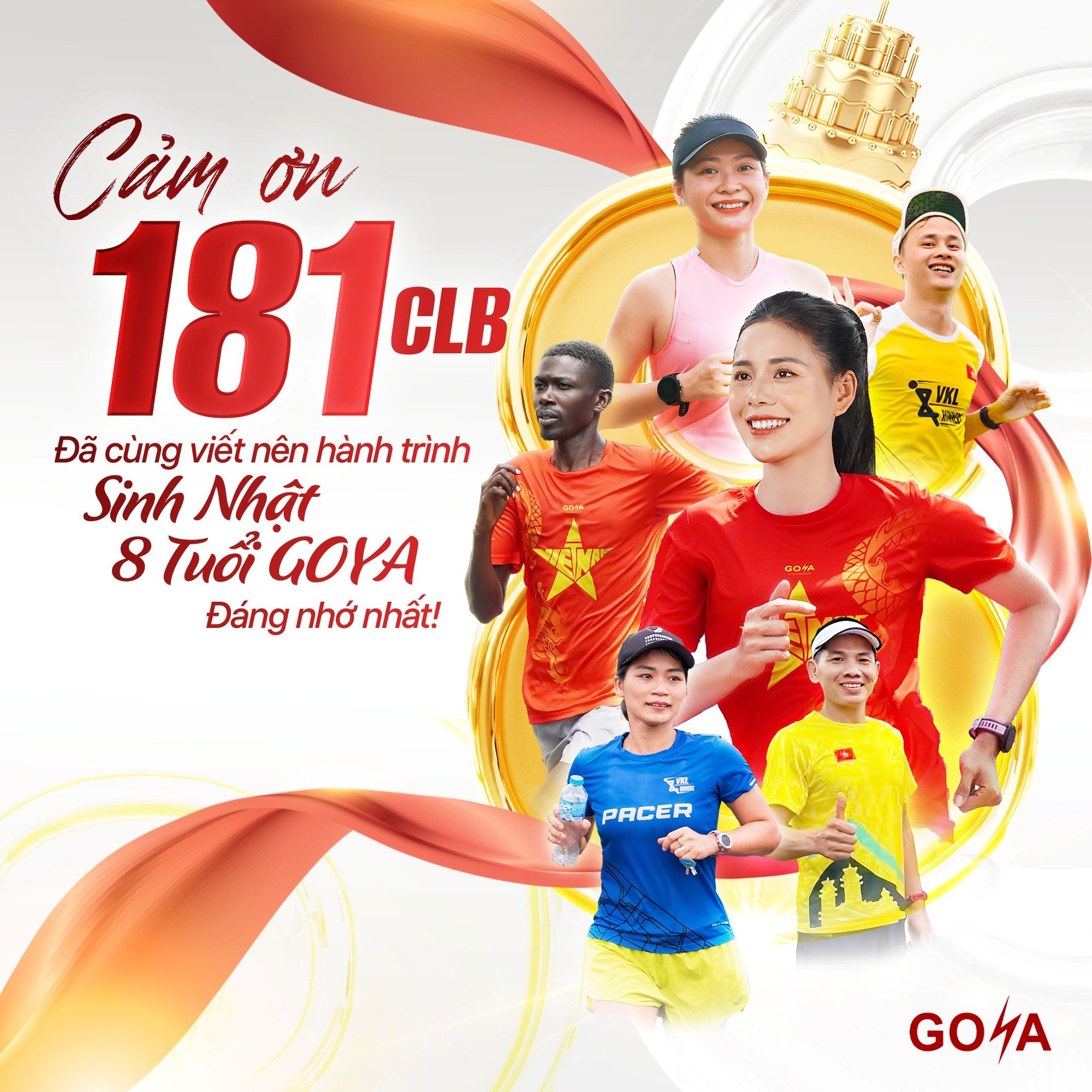 GOYA Việt Nam Công Bố Giải Thưởng Minigame Giải Chạy CLB Mừng Sinh Nhật 8 Tuổi: Tôn Vinh Tinh Thần Bứt Phá Giới Hạn