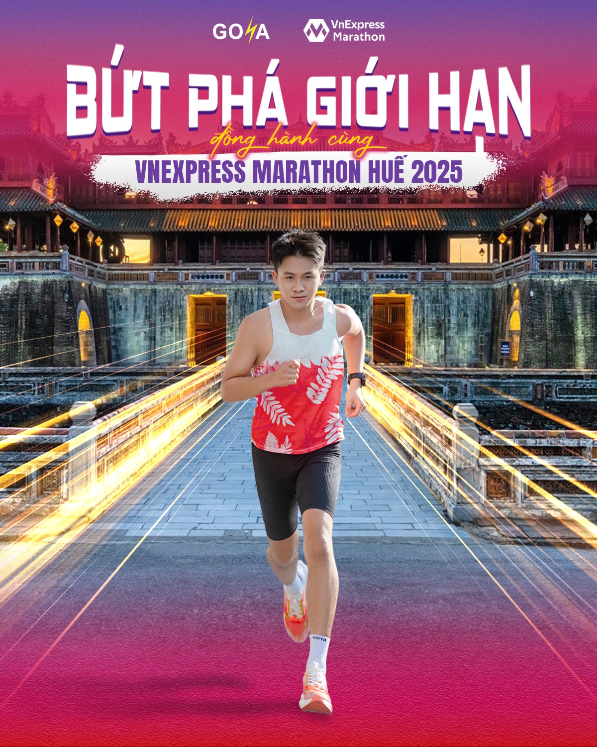 BỨT PHÁ GIỚI HẠN CÙNG GOYA TẠI VNEXPRESS MARATHON HUẾ 2025