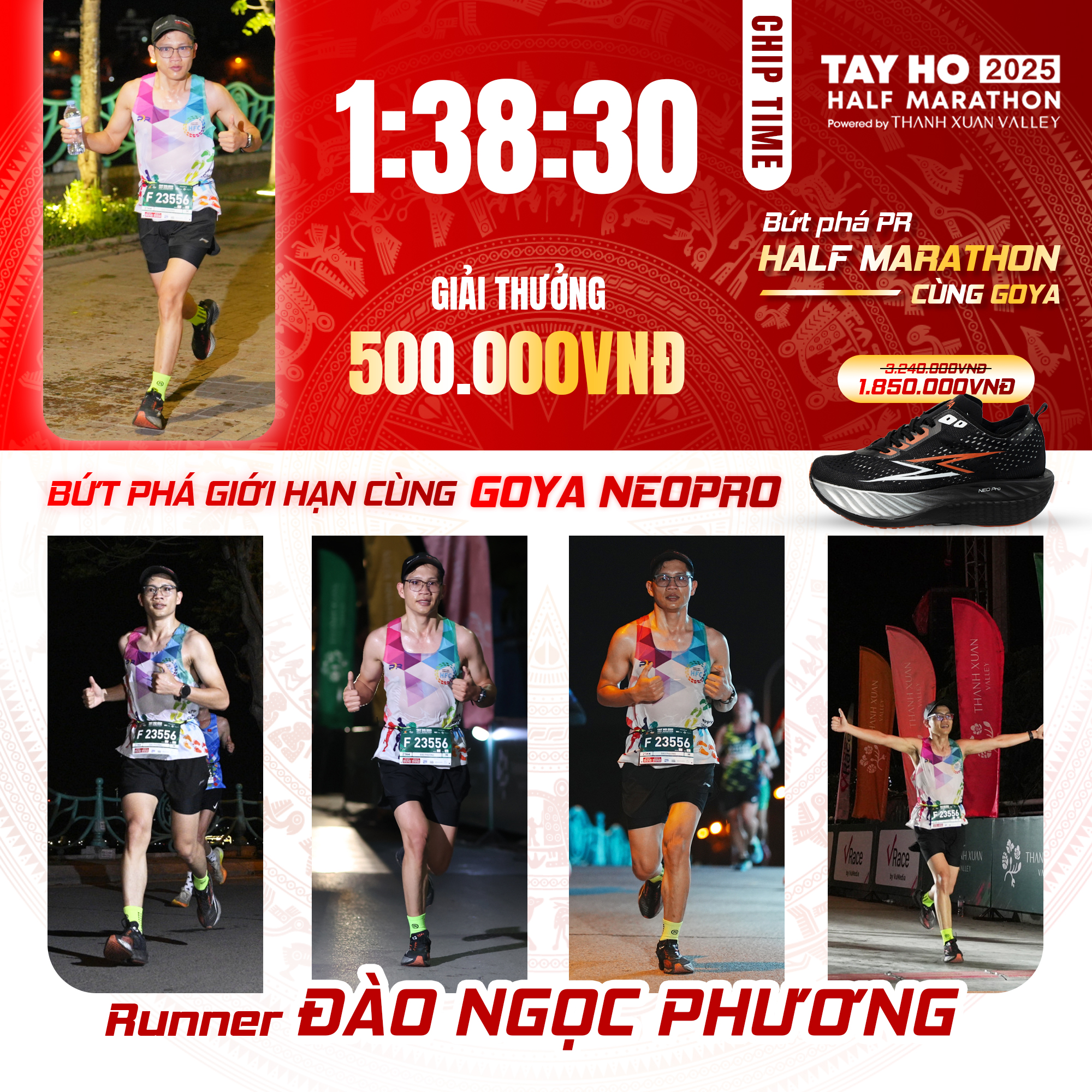 CHÚC MỪNG VĐV ĐÀO NGỌC PHƯƠNG – NHẬN THƯỞNG 500.000Đ TỪ CHƯƠNG TRÌNH BỨT PHÁ GIỚI HẠN