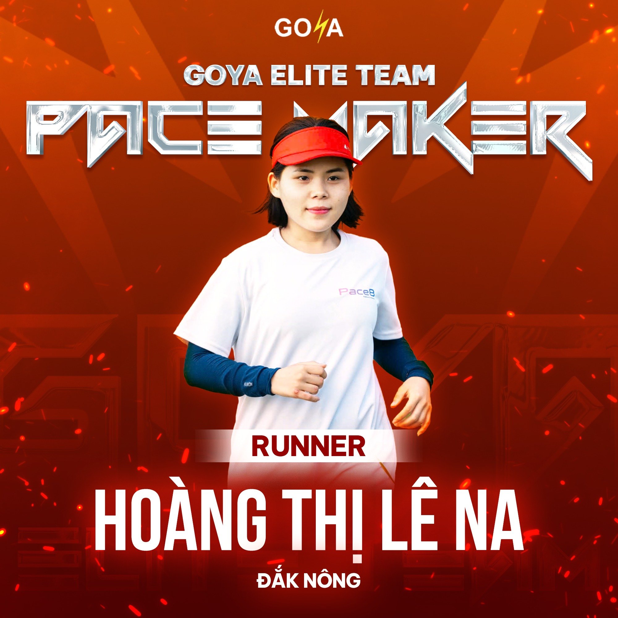 HOÀNG THỊ LÊ NA - CÔ NÀNG TỚI TỪ ĐẮK NÔNG CHÍNH THỨC GIA NHẬP ĐỘI HÌNH PACE MAKER THUỘC GOYA ELITE TEAM