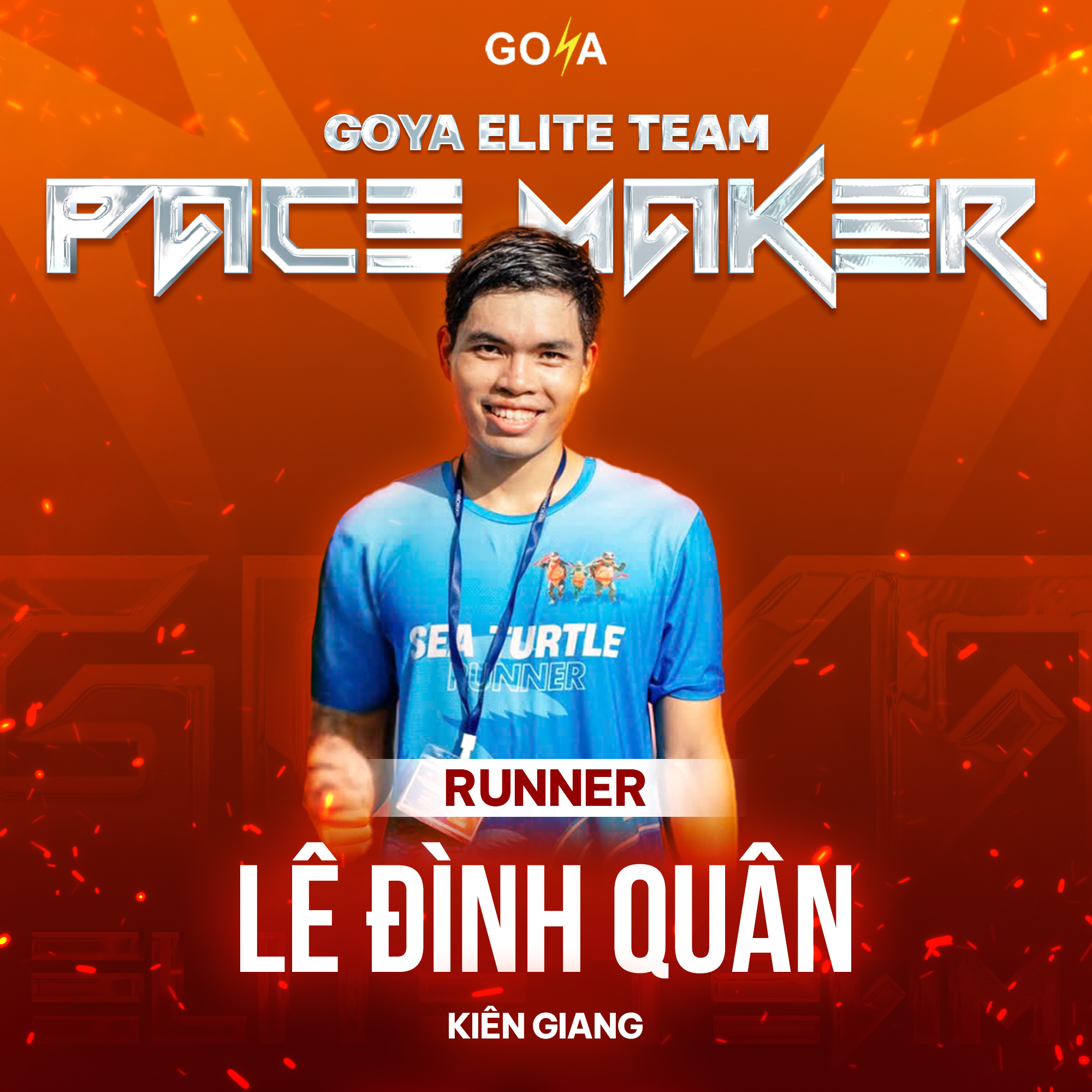 CHÀO MỪNG ANH LÊ ĐÌNH QUÂN – TỪ CLB SEA TURTLE PHÚ QUỐC GIA NHẬP TEAM PACE MAKER | GOYA ELITE TEAM