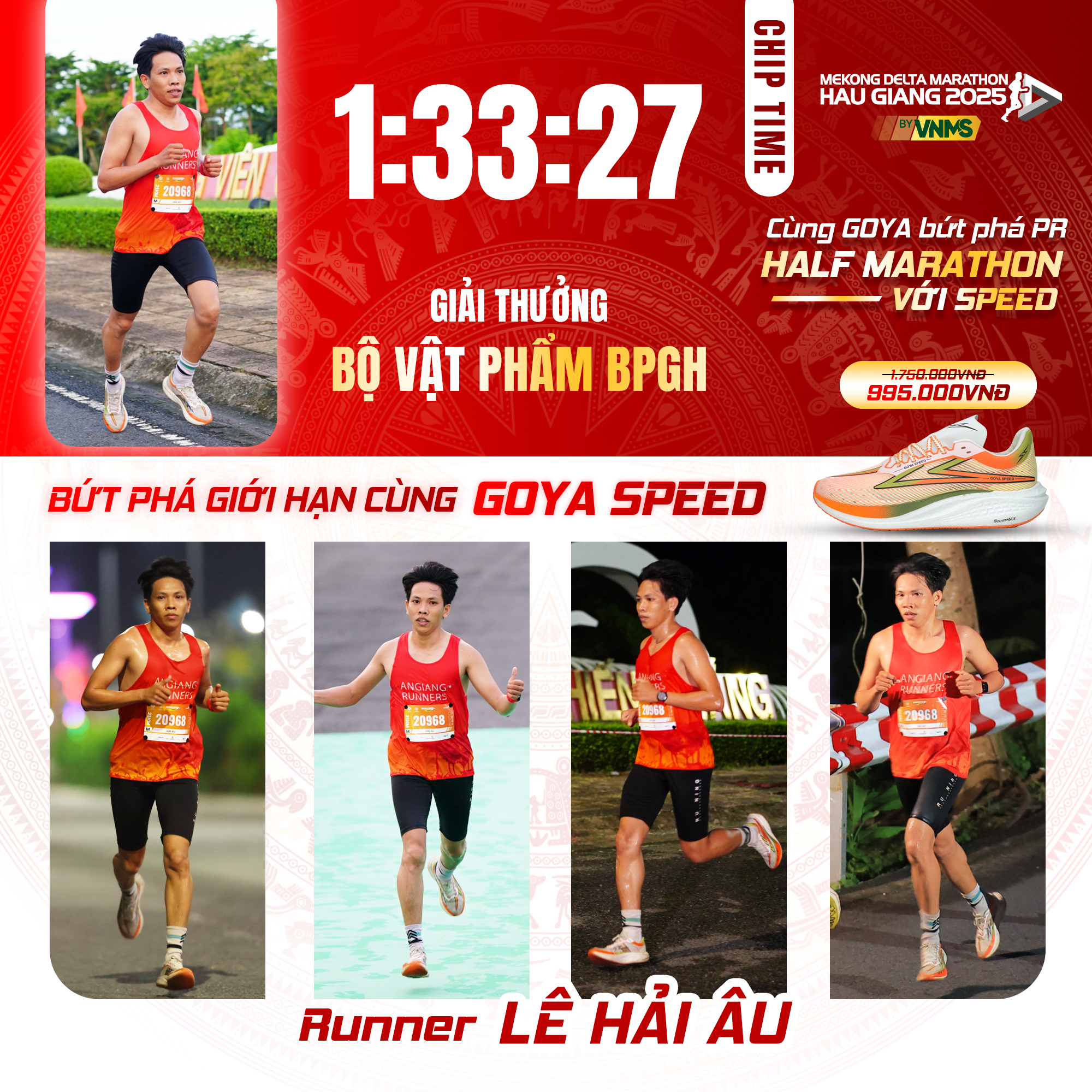 LÊ HẢI ÂU – BỨT PHÁ 21KM VỚI THÀNH TÍCH 1H33’27” – KHẲNG ĐỊNH BẢN LĨNH TRÊN ĐƯỜNG CHẠY!
