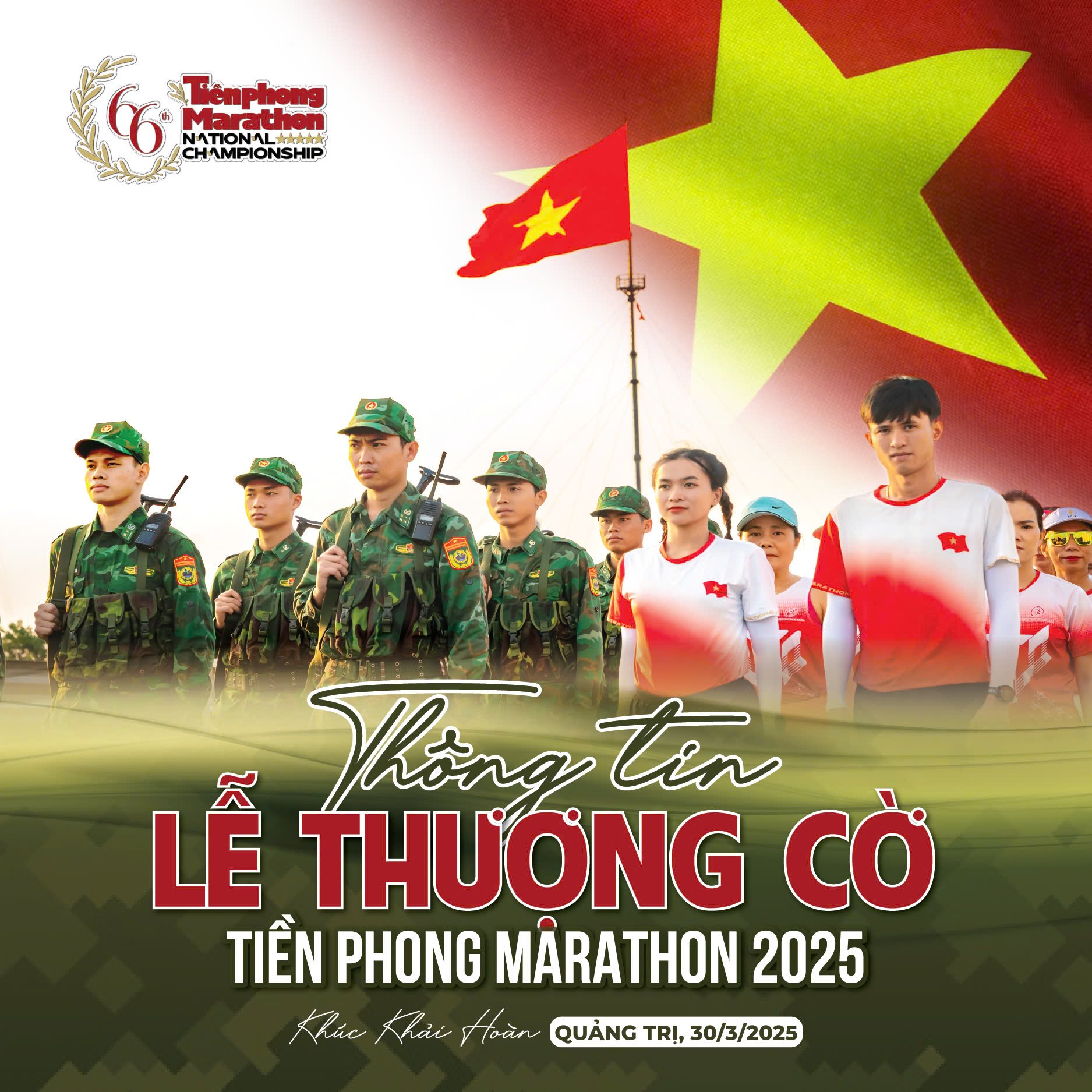LỄ THƯỢNG CỜ TIỀN PHONG MARATHON 2025 - KHÚC KHẢI HOÀN TẠI QUẢNG TRỊ