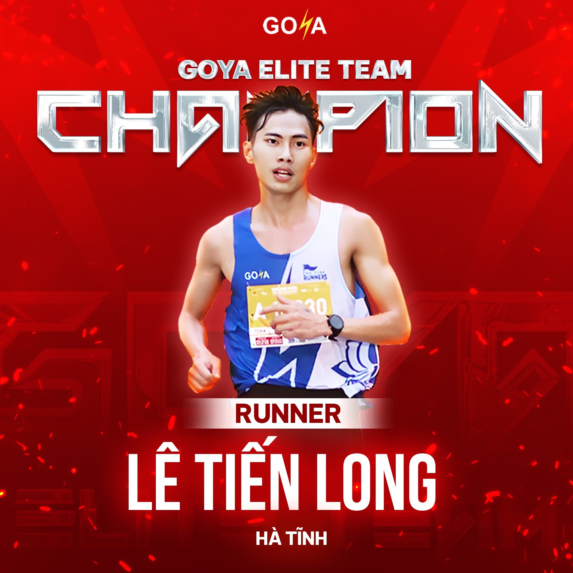 CHÀO MỪNG NHÀ VÔ ĐỊCH SEAGAMES VIỆT NAM LÊ TIẾN LONG – THÀNH VIÊN CHAMPION MỚI CỦA GOYA ELITE TEAM