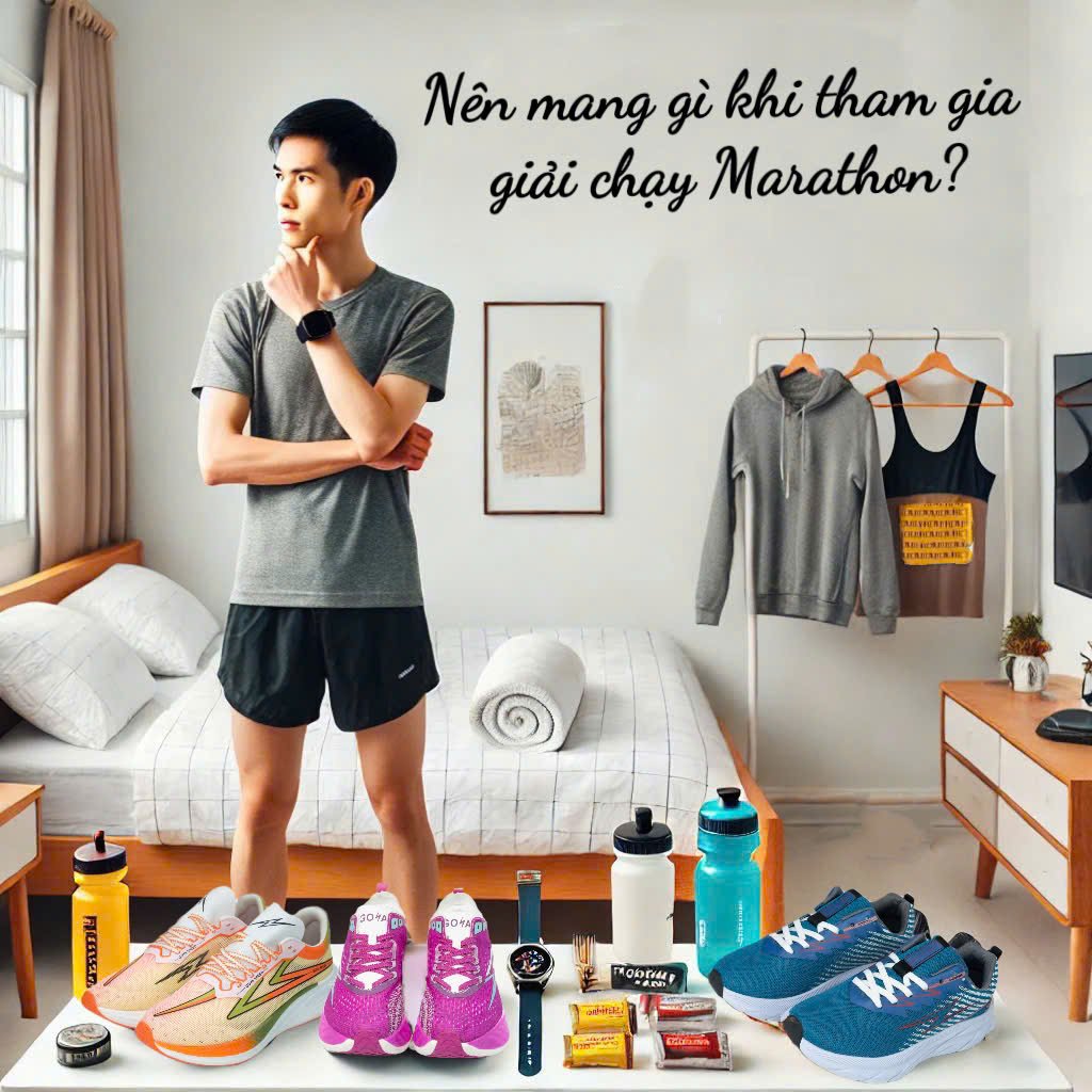DANH SÁCH NHỮNG MÓN ĐỒ KHÔNG THỂ THIẾU TRONG GIẢI CHẠY MARATHON