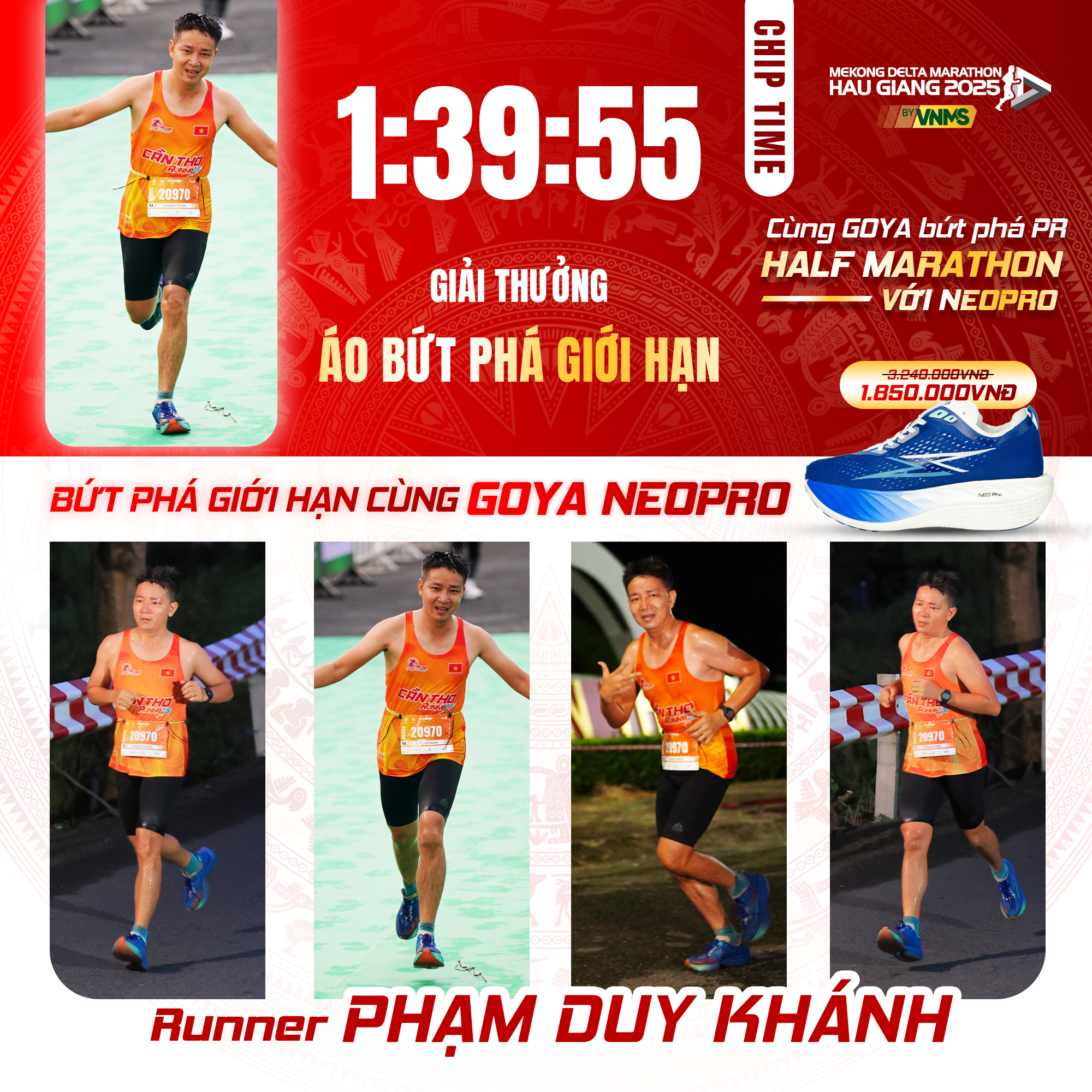 PHẠM DUY KHÁNH - BỨT PHÁ GIỚI HẠN 21KM VỚI THÀNH TÍCH 1H39’55” - KHÔNG CHỈ LÀ MỘT CON SỐ, MÀ LÀ CẢ HÀNH TRÌNH!