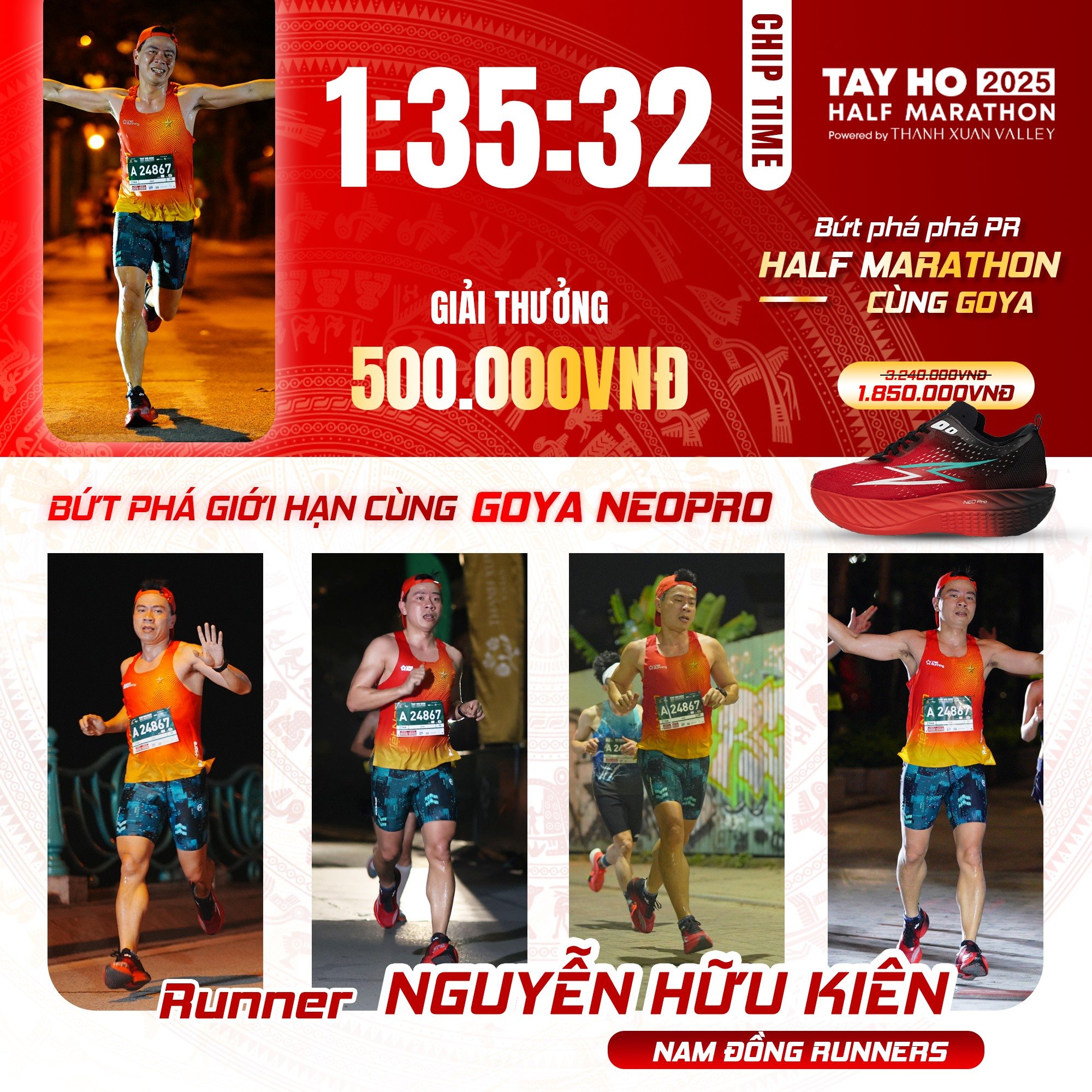 CHÚC MỪNG VĐV NGUYỄN HỮU KIÊN – NHẬN THƯỞNG 500.000Đ TỪ CHƯƠNG TRÌNH BỨT PHÁ GIỚI HẠN!