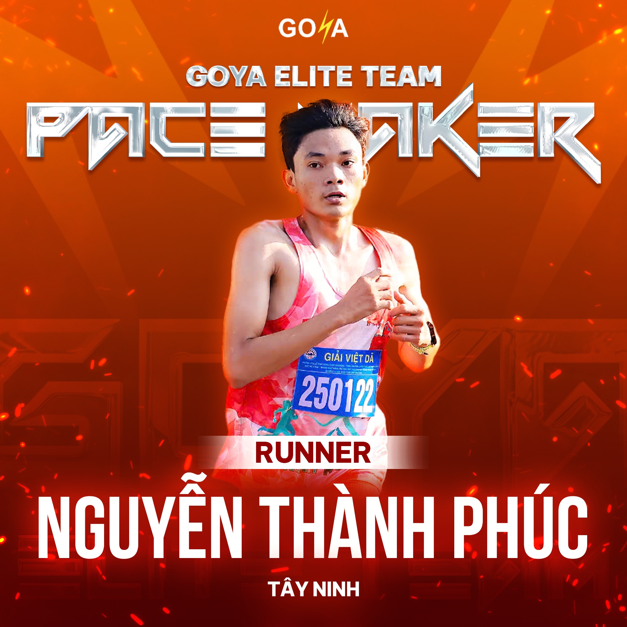 CHÀO MỪNG ANH NGUYỄN THÀNH PHÚC – RUNNER TRUYỀN CẢM HỨNG ĐẾN TỪ TÂY NINH GIA NHẬP TEAM PACE MAKER | GOYA ELITE TEAM