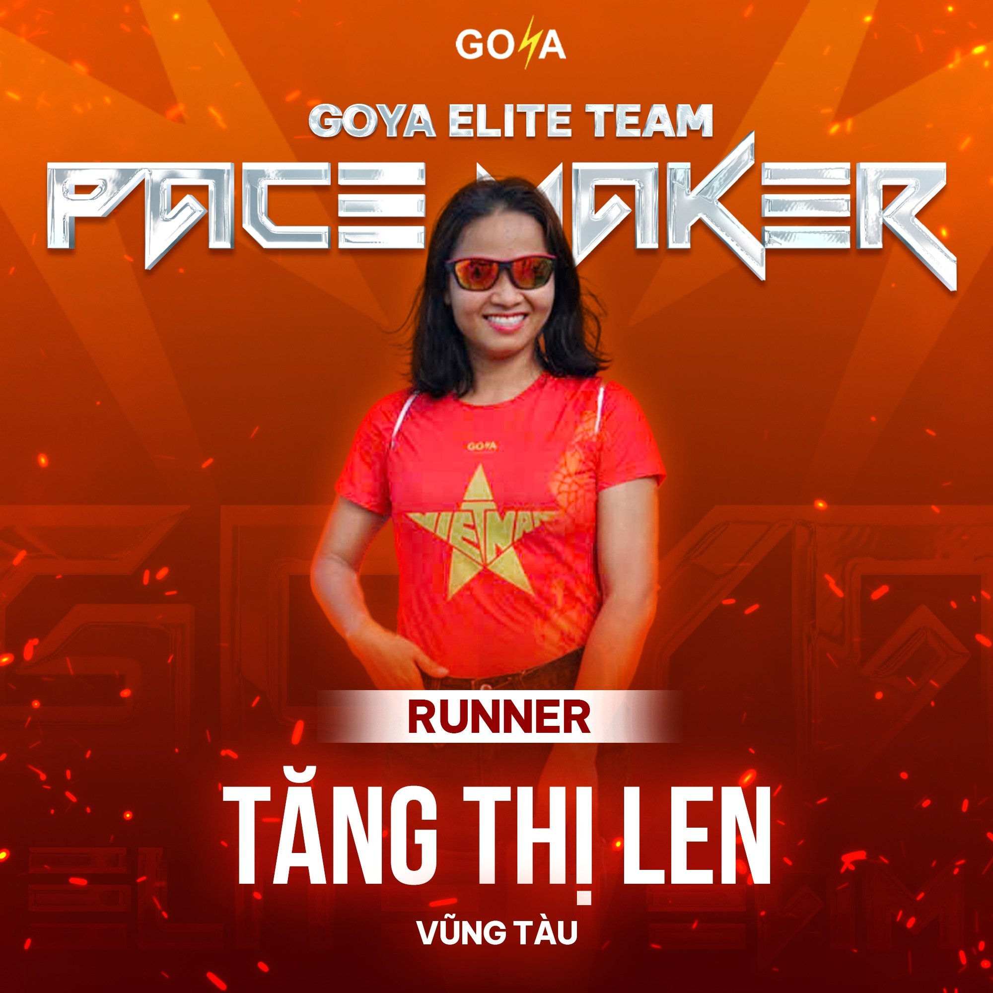 CHÀO MỪNG CHỊ TĂNG THỊ LEN CHÍNH THỨC GIA NHẬP TEAM PACE MAKER - BÓNG HỒNG XINH ĐẸP VỚI NIỀM ĐAM MÊ CHẠY BỘ CHÁY BỎNG CỦA GOYA ELITE TEAM