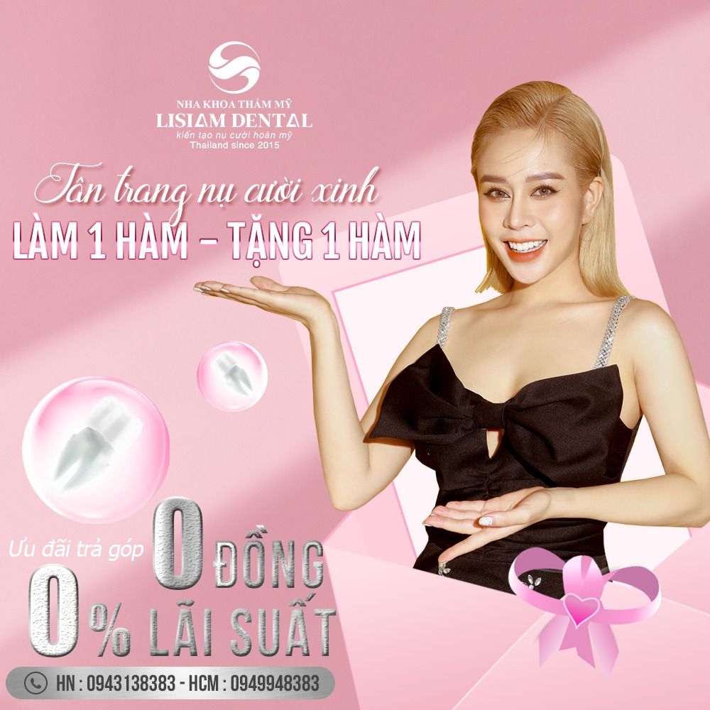 TÂN TRANG NỤ CƯỜI XINH - LÀM 1 HÀM - TẶNG 1 HÀM