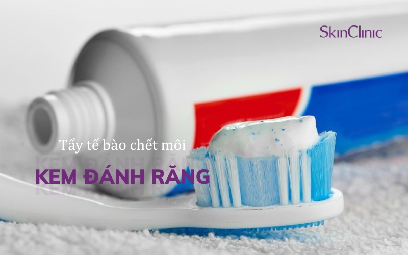 Tẩy tế bào chết môi bằng kem đánh răng có thật sự hiệu quả?
