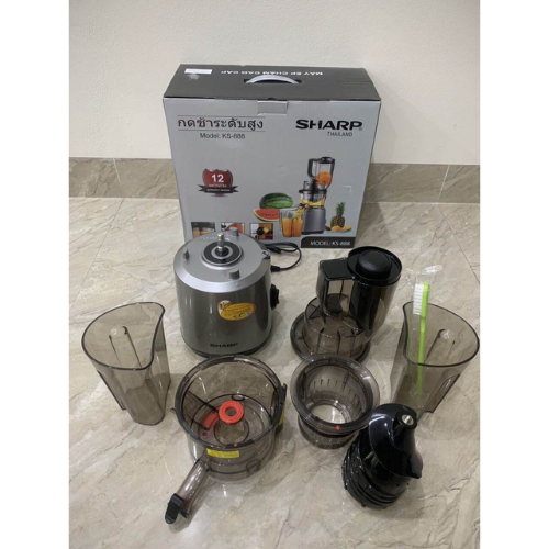 Bộ máy ép chậm hoa quả Sharp KS-888