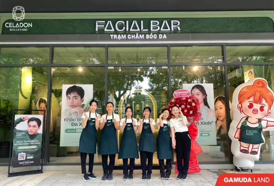 Facial Bar đã chính thức có mặt tại Đại lộ Celadon Boulevard