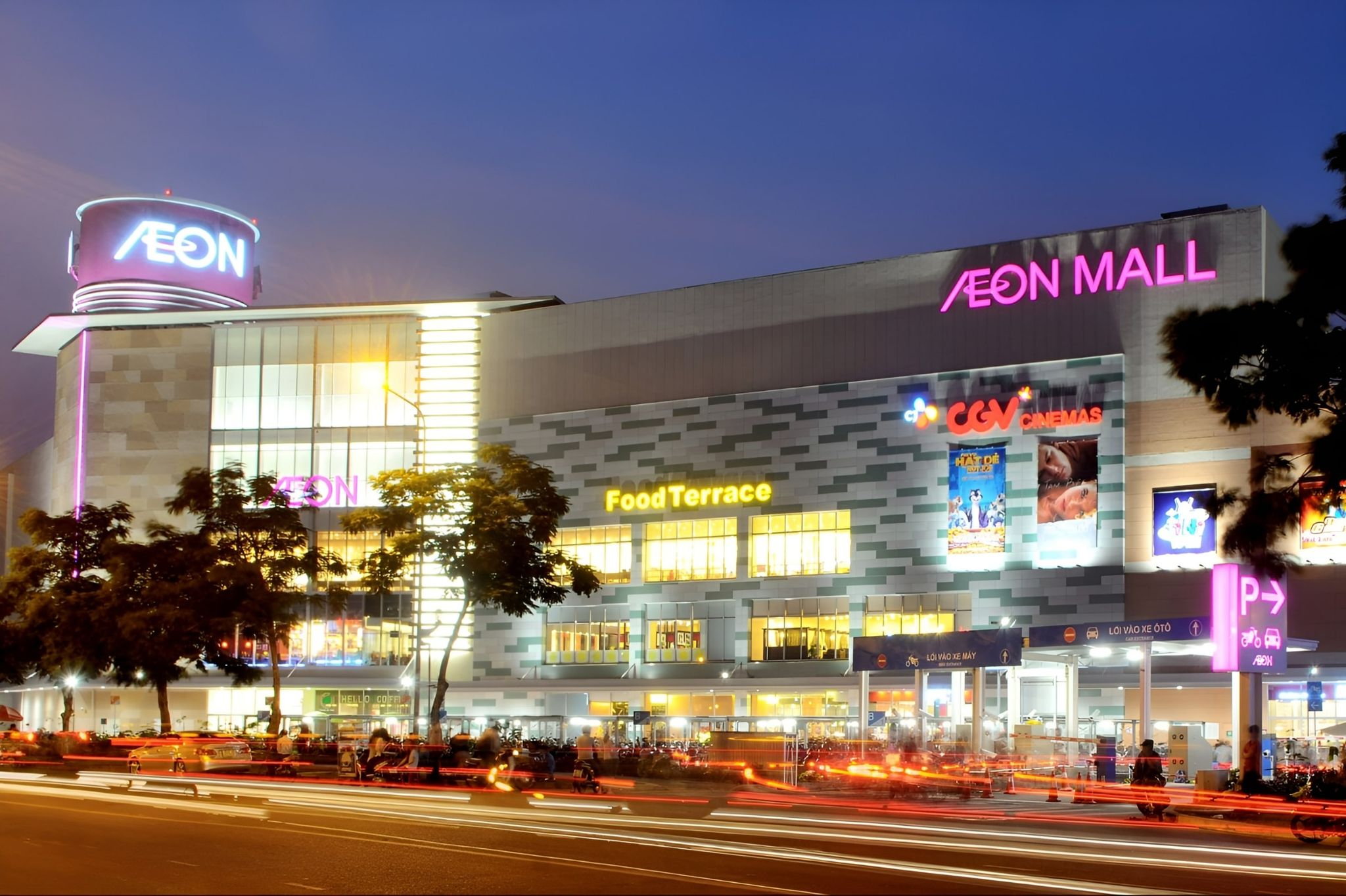 Khu trung tâm thương mại AEON MALL lớn hàng đầu tại TP.HCM