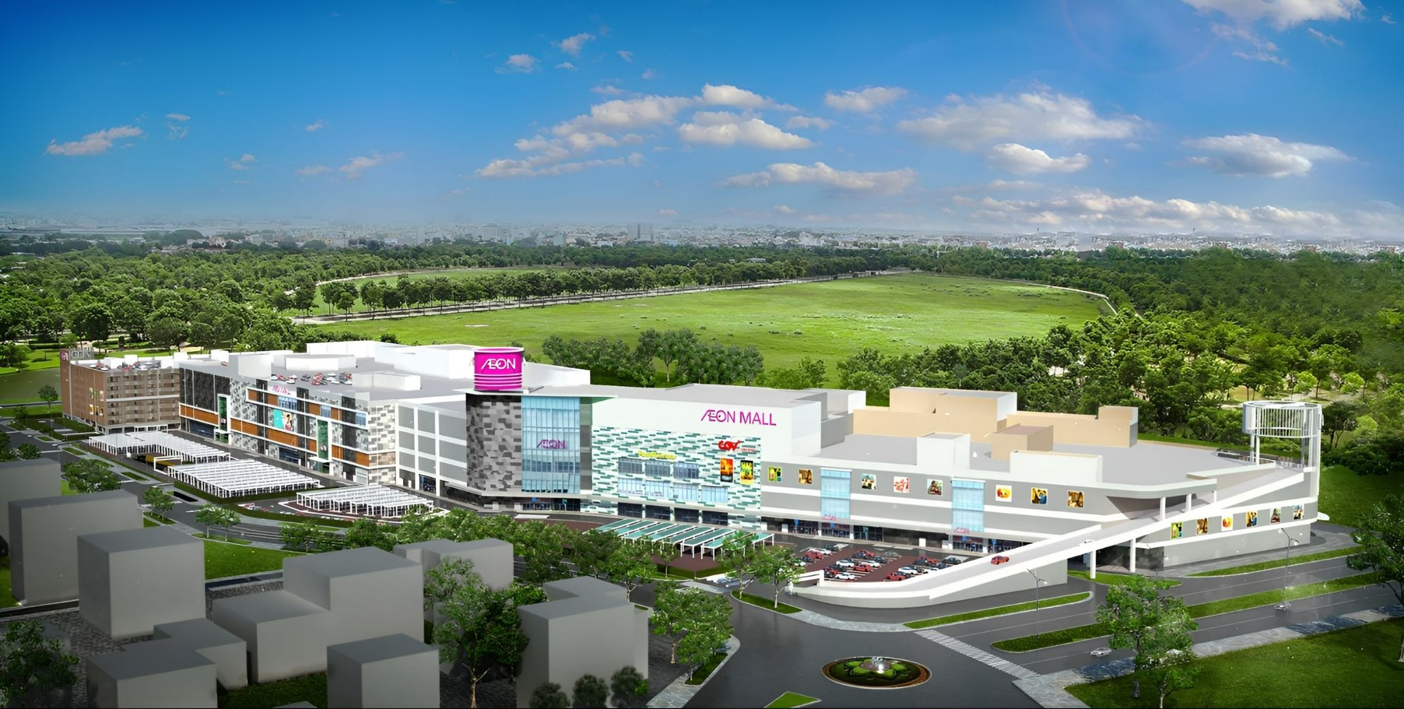 Khu TTTM Aeon Mall quận Tân Phú liền kề với dự án Celadon