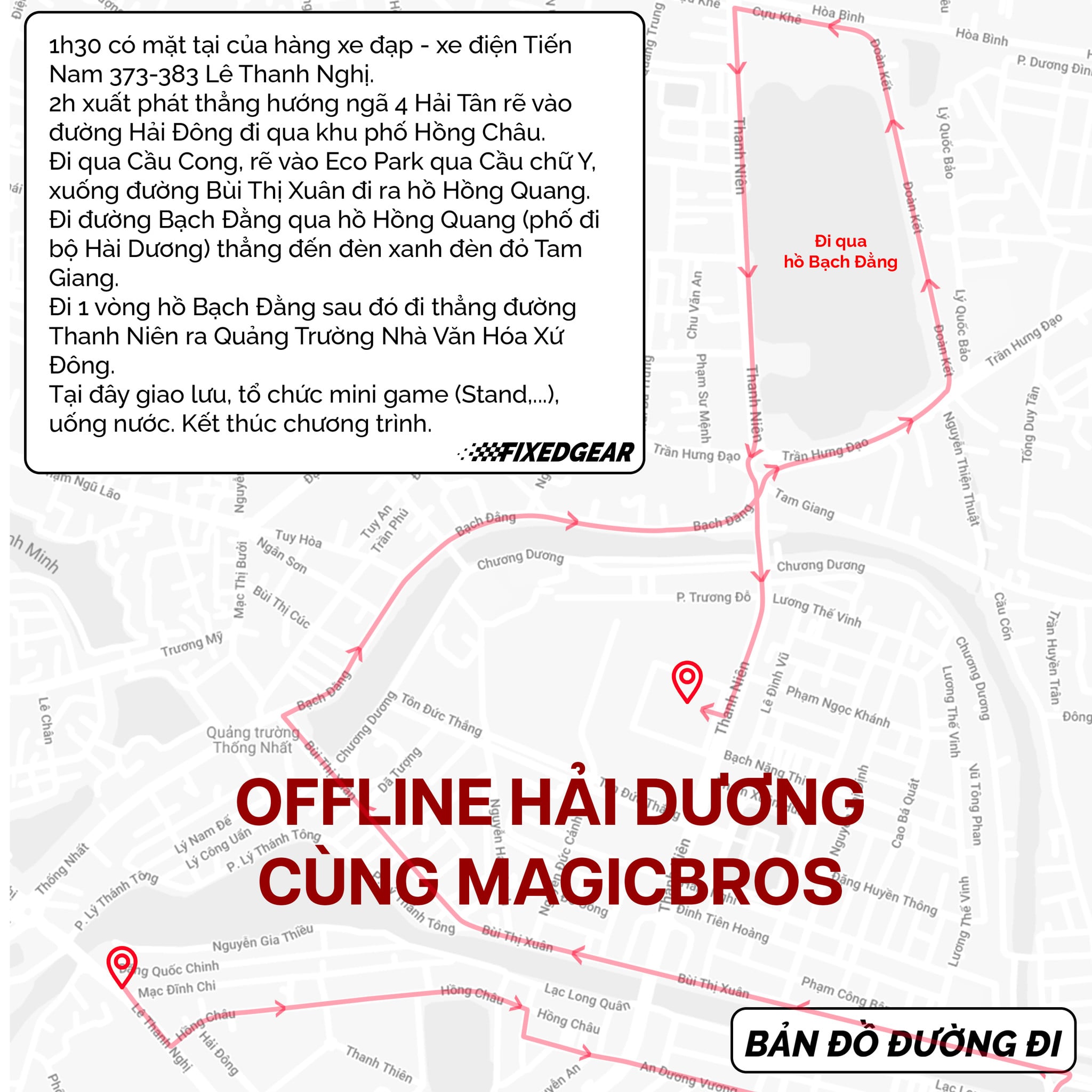 Buổi Offline Fixed Gear tại TP Hải Dương