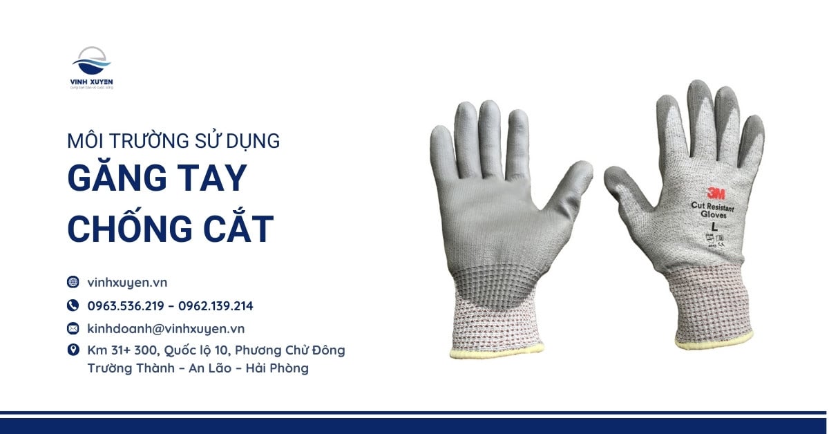 Găng Tay Chống Cắt Và Môi Trường Sử Dụng