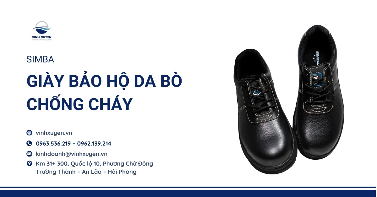 Simba -  Giày bảo hộ da bò chống cháy