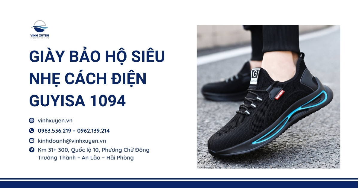 Giày bảo hộ siêu nhẹ cách điện Guyisa 1094