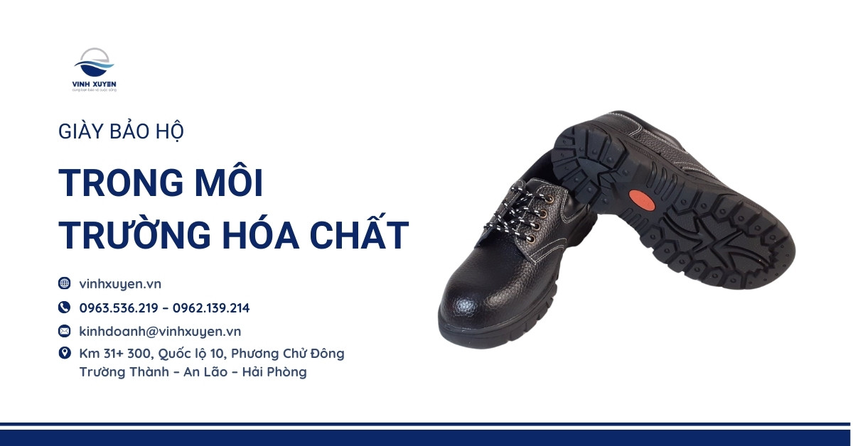 Giày Bảo Hộ Trong Môi Trường Hóa Chất