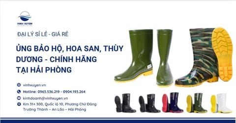 Đại Lý Sỉ Lẻ Ủng Bảo Hộ, Hoa San, Thùy Dương Chính Hãng, Giá Rẻ Tại Hải Phòng