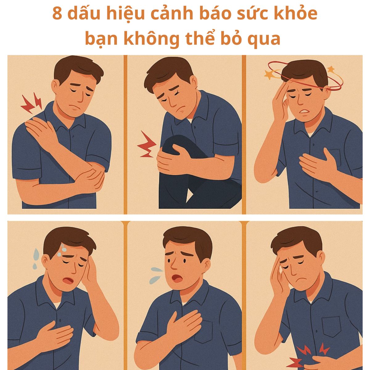 8 Dấu Hiệu Cảnh Báo Sức Khỏe Người Lao Động Không Thể Bỏ Qua