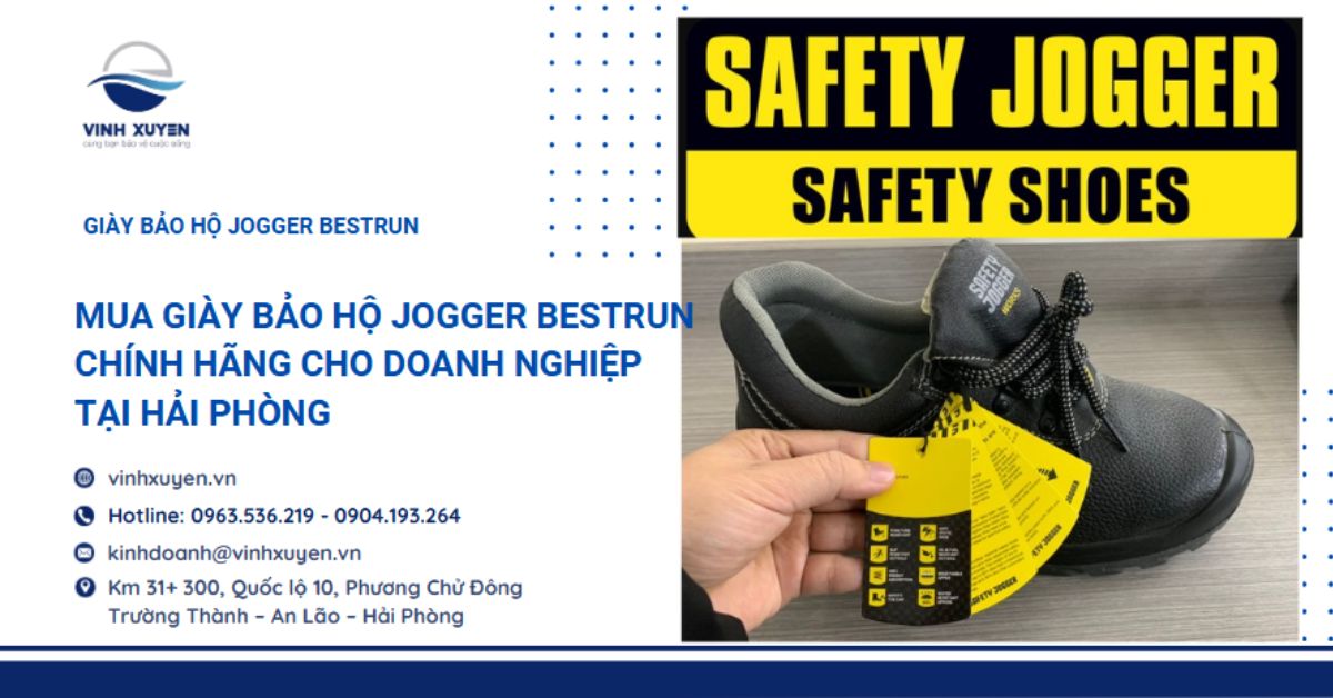 Mua giày bảo hộ Jogger Bestrun chính hãng cho doanh nghiệp tại Hải Phòng