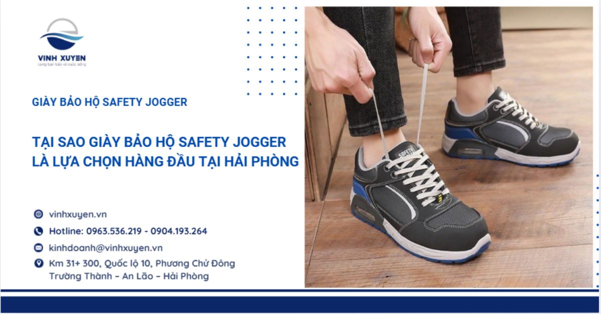 Giày bảo hộ Safety Jogger chính hãng – Bền, chống đinh, siêu nhẹ