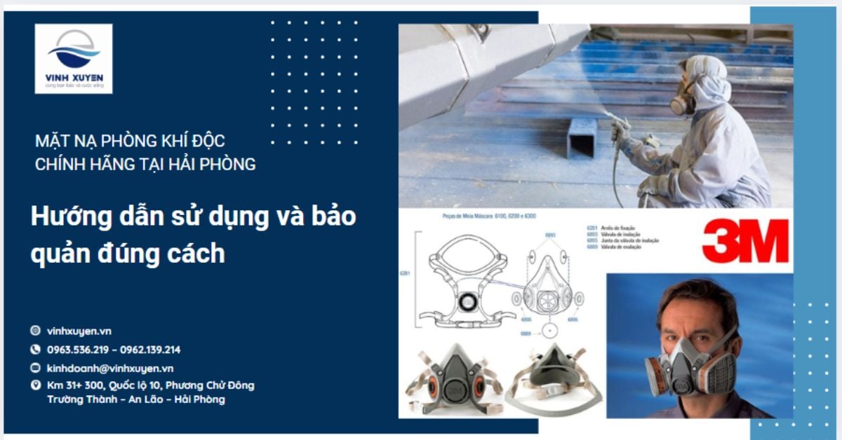 Hướng dẫn sử dụng bảo quản mặt nạ phòng khí độc chính hãng tại Hải Phòng