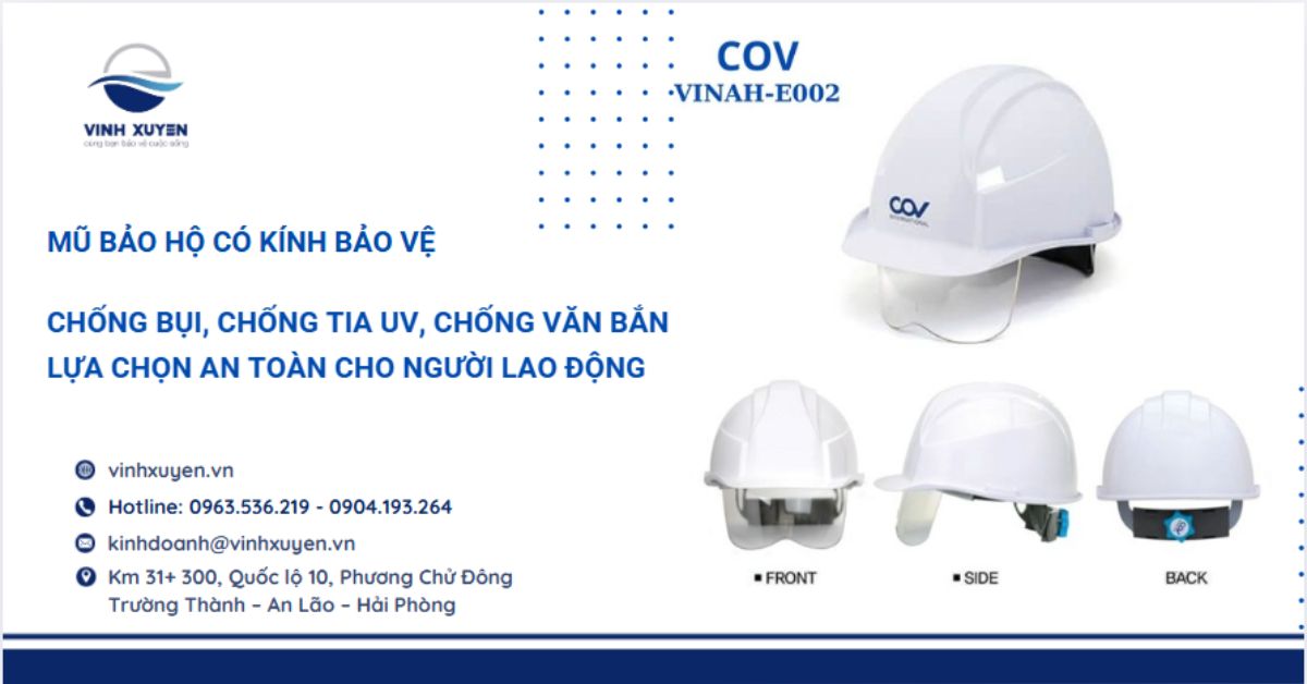 Mũ Bảo Hộ Có Kính Bảo Vệ – Lựa Chọn An Toàn Cho Người Lao Động