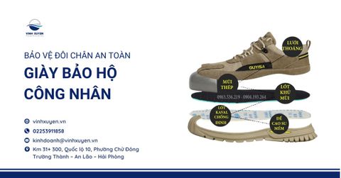Giày Bảo Hộ Công Nhân - Bảo Vệ Đôi Chân An Toàn Cho Mọi Bước Đi