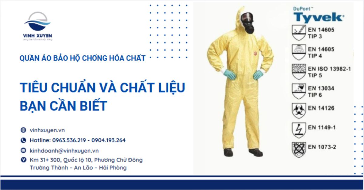 Quần Áo Bảo Hộ Chống Hóa Chất: Tiêu Chuẩn Và Chất Liệu Bạn Cần Biết