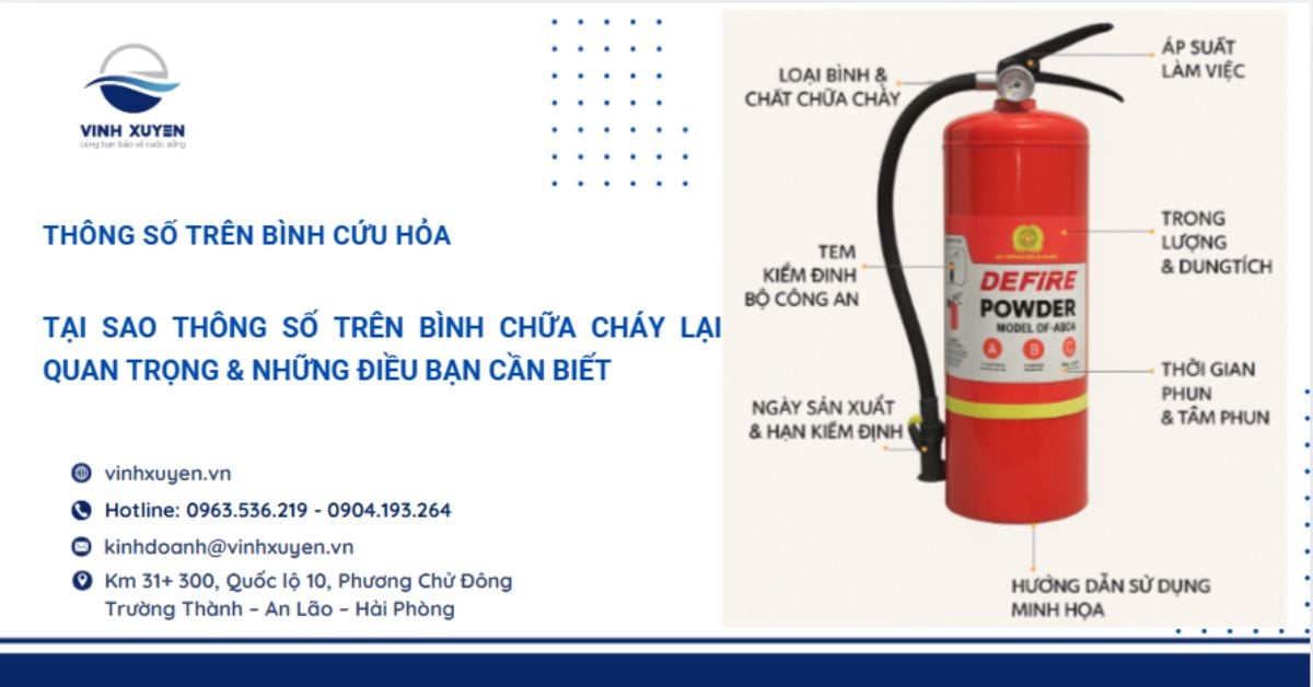 Thông Số Trên Bình Cứu Hỏa: Tại Sao Quan Trọng & Những Điều Bạn Cần Biết