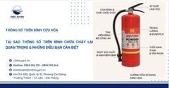 Thông Số Trên Bình Cứu Hỏa: Tại Sao Quan Trọng & Những Điều Bạn Cần Biết