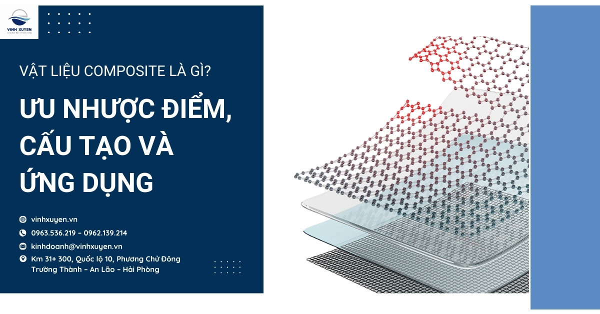Vật liệu Composite là gì? Ưu nhược điểm, cấu tạo và ưng dụng