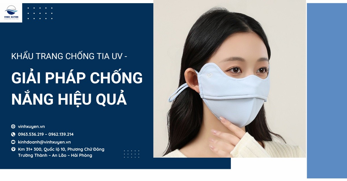 Khẩu trang chống tia UV - Giải pháp chống nắng hiệu quả
