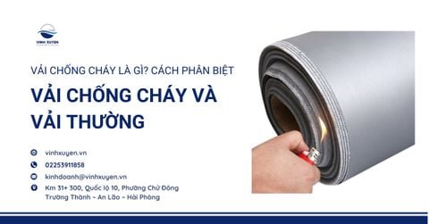Vải chống cháy là gì? Cách phân biệt vải chống cháy và vải thường