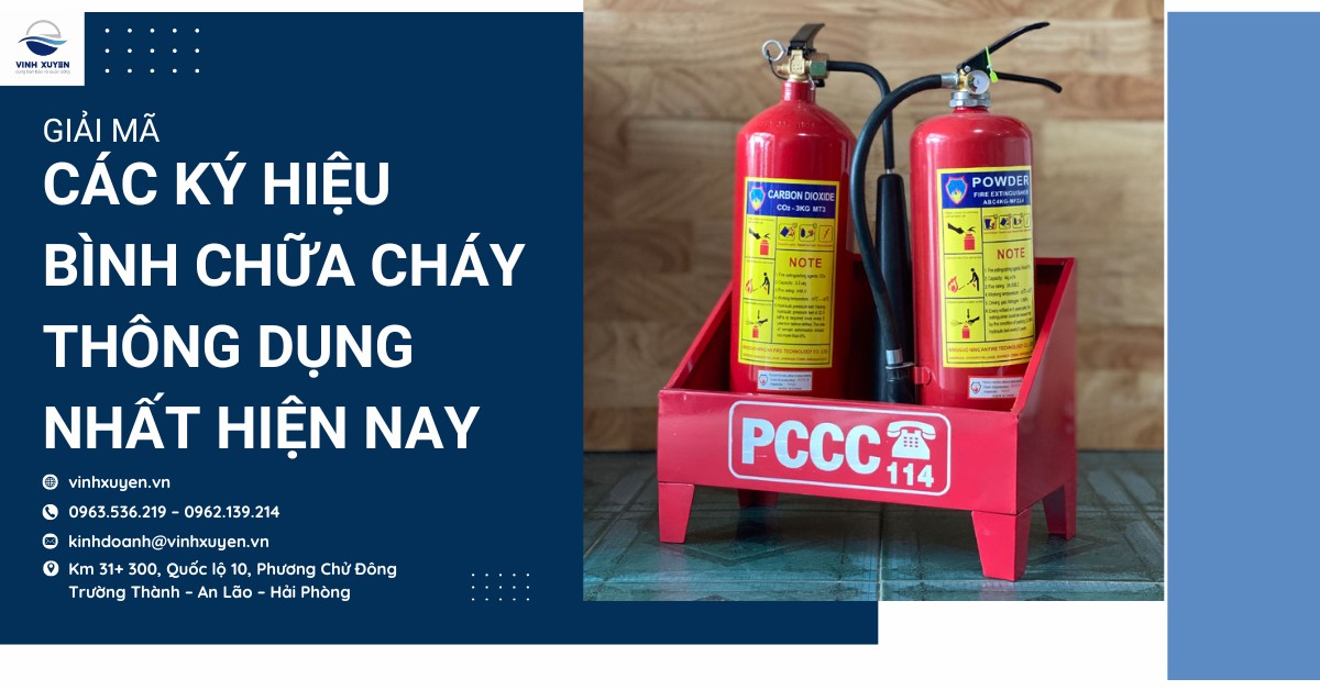 Giãi mã các ký hiệu bình chữa cháy thông dụng nhất hiện nay